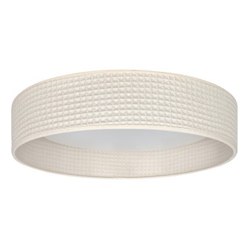 Brilagi - Plafon de tecto LED dimerizável VELVET SMARTIX 24 W / 230 V 3000–6000 K Ø 45 cm creme Wi‑Fi Tuya Beacon + comando remoto