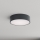 Brilagi - Plafon de tecto para casa de banho com sensor de movimento e de crepúsculo CLARE 2xE27/24W/230V diâmetro 30 cm antracite IP54