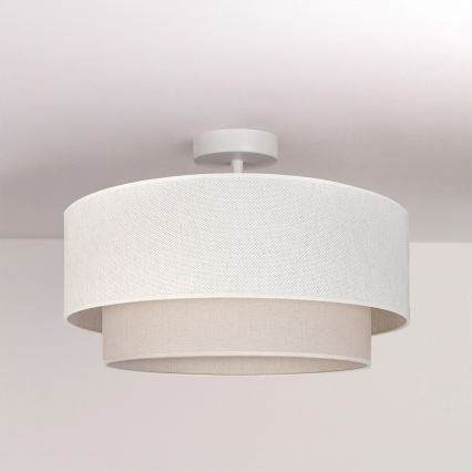 Brilagi - Plafon LED BOHO ECO 1x E27/10W/230V, Ø 40 cm, creme