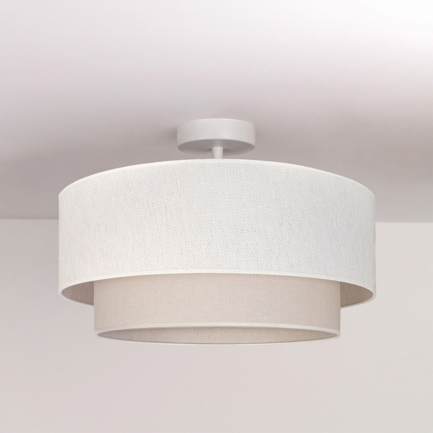 Brilagi - Plafon LED BOHO ECO 1x E27/10W/230V, Ø 40 cm, creme