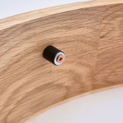 Brilagi - Luminária de Teto LED CARVALHO 1xE27/60W/230V carvalho diâmetro 27,5 cm