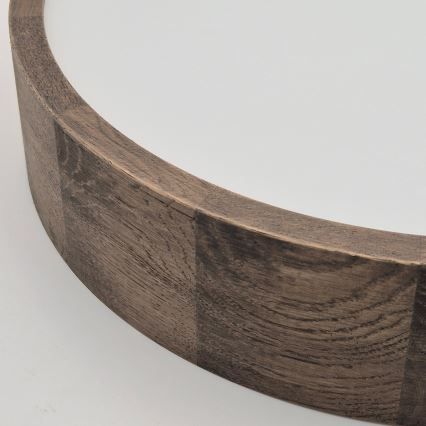 Brilagi - Luminária de Teto LED CARVALHO 3xE27/60W/230V carvalho nogueira diâmetro 47 cm