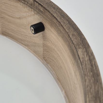 Brilagi - Luminária de Teto LED CARVALHO 3xE27/60W/230V carvalho nogueira diâmetro 47 cm