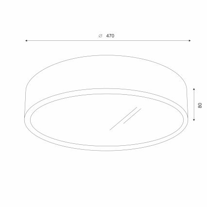 Brilagi - Luminária de Teto LED CARVALHO 3xE27/60W/230V carvalho nogueira diâmetro 47 cm