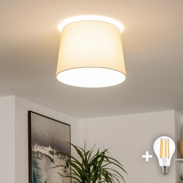 Brilagi - Plafon LED CERIA 1xE27/40W/230V Ø 30 cm bege