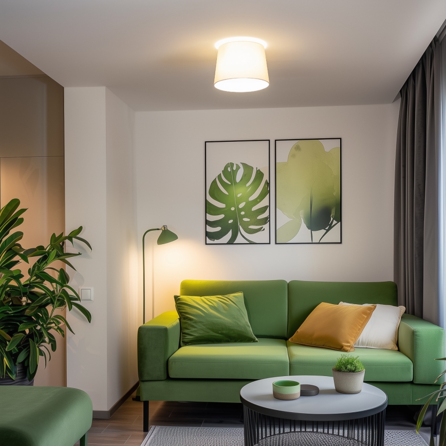 Brilagi - Plafon LED CERIA 1xE27/40W/230V Ø 30 cm, bege