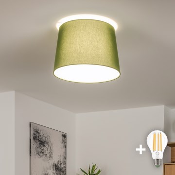 Brilagi - Plafon LED CERIA 1xE27/40W/230V Ø 30 cm verde
