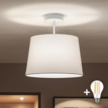 Brilagi - Plafon LED CERIA 1xE27/60W/230V, diâmetro 30 cm, branco