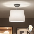 Brilagi - Plafon LED CERIA 1xE27/60W/230V Ø 30 cm preto/branco