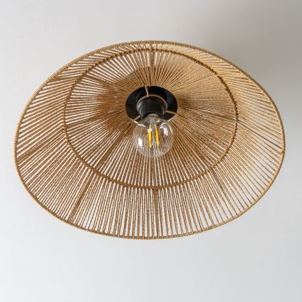 Brilagi - Plafon LED CERIA BOHO 1xE27/40W/230V Ø 50 cm castanho