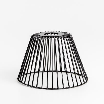 Brilagi - Plafon LED CERIA WIRE 1xE27/40W/230V Ø 21 cm preto/carvalho