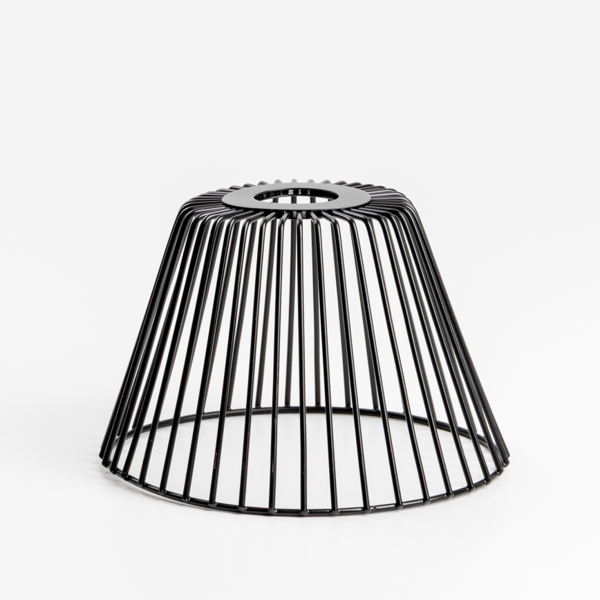 Brilagi - Plafon LED CERIA WIRE 1xE27/40W/230V Ø 21 cm preto/carvalho