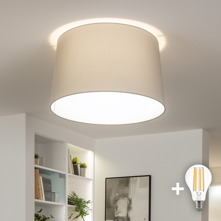 Brilagi - Plafon LED de superfície CERIA 1xE27/40W/230V Ø 45 cm cinzento
