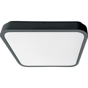 Brilagi - Plafon LED de tecto para casa de banho ZENNA LED/18W/230V 28,5x28,5 cm IP44 antracite