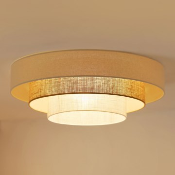 Brilagi - Plafon LED DENVER LUNETA LED/12W/230V diâmetro 60 cm 3000K/4000K/6400K bege/creme