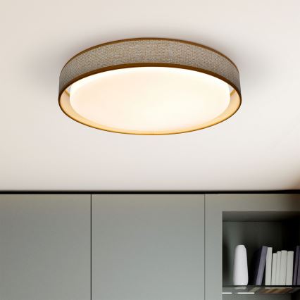 Brilagi - Luminária de teto LED dimmerizável KIANIA LED/48W/230V 3000-6500K diâmetro 43 cm + comando à distância