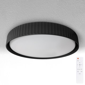 Brilagi - Plafon LED dimável LUCIA LED/48W/230V 3000-6500K Ø 41 cm preto + controlo remoto