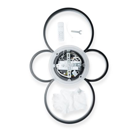 Brilagi - Plafon LED regulável ORBITS LED/49W/230V 3000-6000K + comando à distância