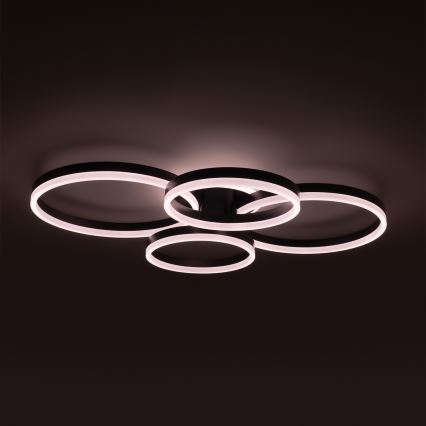 Brilagi - Luminária de teto LED dimável ORBITS LED/52W/230V 3000-6000K + controlo remoto