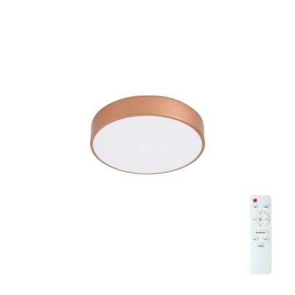 BRILAGI - Luminária de teto LED dimerizável POOL LED/36W/230V 3000-6000K Ø 30 cm cobre + controlo remoto