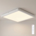 Brilagi - Plafon LED dimerizável ESTELA SQUARE LED/36W/230V 3000-6500K 31x31 cm branco + controlo remoto