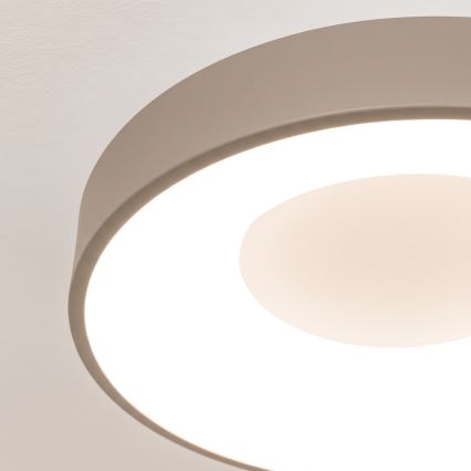 BRILAGI - Candeeiro de tecto LED regulável FALCON II LED/67W/230V 3000-6500K Ø 40 cm branco/bege + controlo remoto