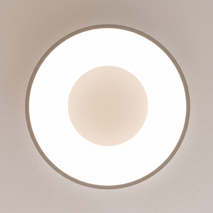 BRILAGI - Candeeiro de tecto LED regulável FALCON II LED/67W/230V 3000-6500K Ø 40 cm branco/bege + controlo remoto