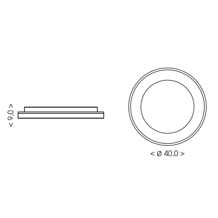 BRILAGI - Candeeiro de tecto LED regulável FALCON II LED/67W/230V 3000-6500K Ø 40 cm branco/bege + controlo remoto