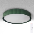 Brilagi - Plafon LED dimerizável LUCIA LED/48W/230V 3000-6500K Ø 41 cm verde + comando à distância