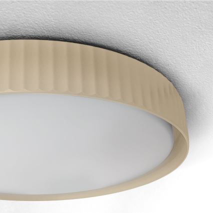 Brilagi - Candeeiro de tecto LED dimerizável LUCIA LED/60W/230V 3000-6500K diâmetro 59 cm bege + controlo remoto