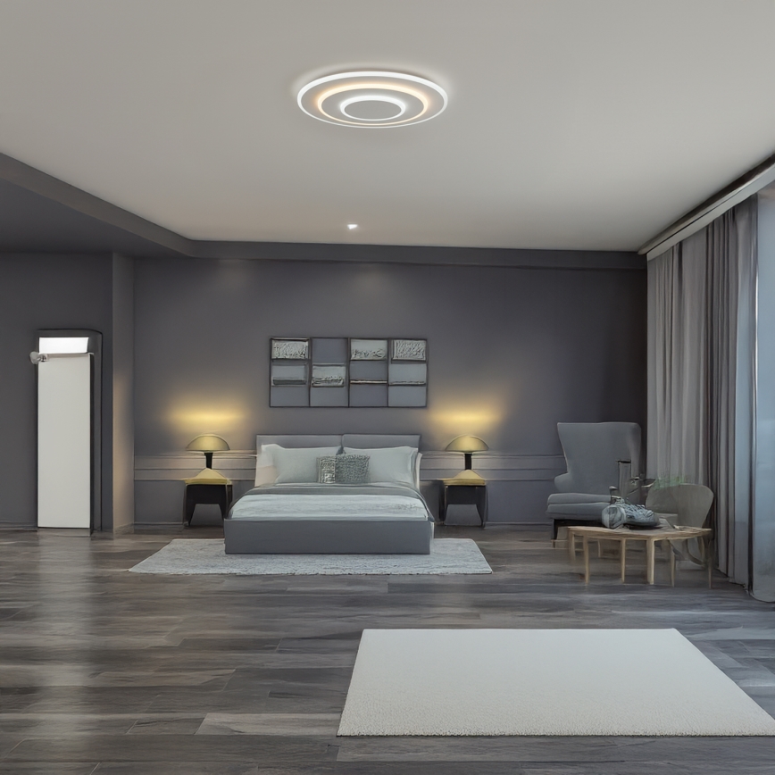 Brilagi - Luminária de teto LED dimerizável MODERN LED/58W/230V 3000-6000K Ø 46,3 cm + comando remoto