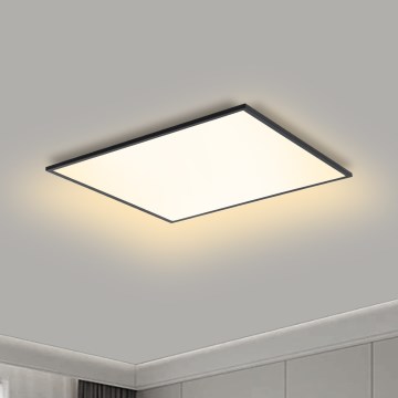 Brilagi - Plafon LED dimerizável SLIMFRAME LED/36W/230V 45x45 cm 3000-6000K preto + comando à distância