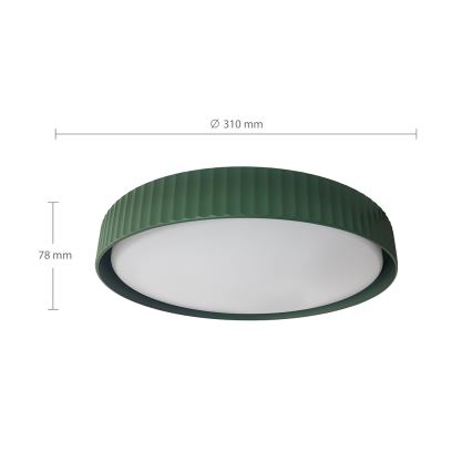 Brilagi - Plafon LED LUCIA LED/24W/230V Ø 31 cm verde