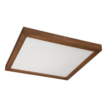 Brilagi - Plafon LED para banheiro WOODY FRAME LED/50W/230V 60x60 cm IP44 carvalho cerejeira