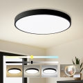 Brilagi - Plafon LED POOL LED/100W/230V 3000/4000/6000K Ø 80 cm preto