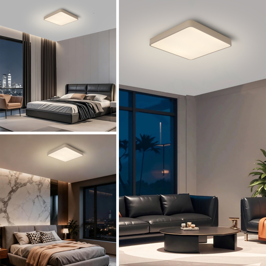 Brilagi - Plafon LED POOL LED/36W/230V 3000/4500/6000K 40x40 cm bege