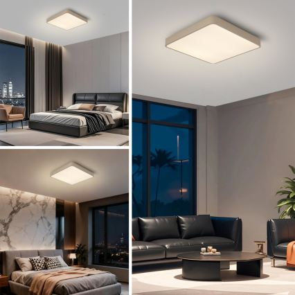 Brilagi - Plafon LED POOL LED/48W/230V 3000/4000/6000K 50x50 cm bege