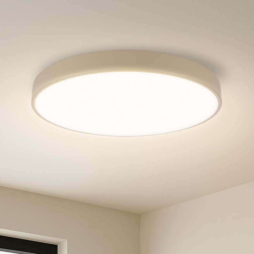 Brilagi - Candeeiro de teto LED POOL 60W 230V 3000/4000/6000K diâmetro 50 cm bege