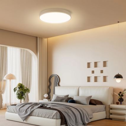 Brilagi - Candeeiro de teto LED POOL 60W 230V 3000/4000/6000K diâmetro 50 cm bege