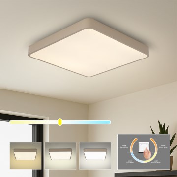 Brilagi - Plafon LED POOL SQUARE LED/36W/230V 3000/4000/6000K 40x40 cm bege
