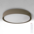 Brilagi - Plafon LED regulável LUCIA LED/48W/230V 3000-6500K Ø 41 cm taupe + comando à distância