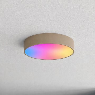 Brilagi - Plafon LED RGBW dimerizável CLARE 3xE27/9W/230V 2700–6500K Ø 40 cm Wi-Fi bege