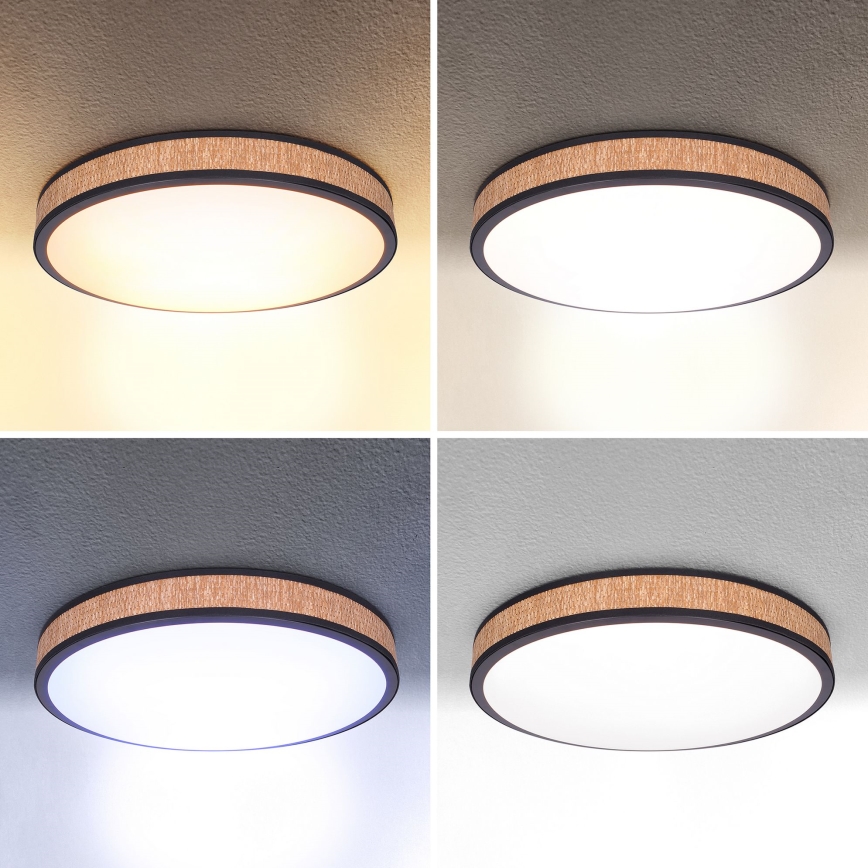 Brilagi - Luminária de teto LED regulável ROSA LED/48W/230V 3000-6500K diâmetro 38 cm + comando à distância