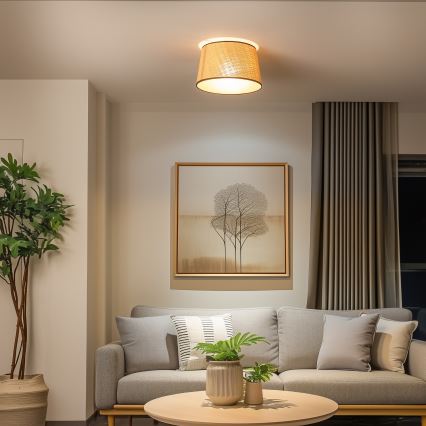 Brilagi - Plafon LED sobreposto CERIA 1xE27/40W/230V Ø 35 cm bege