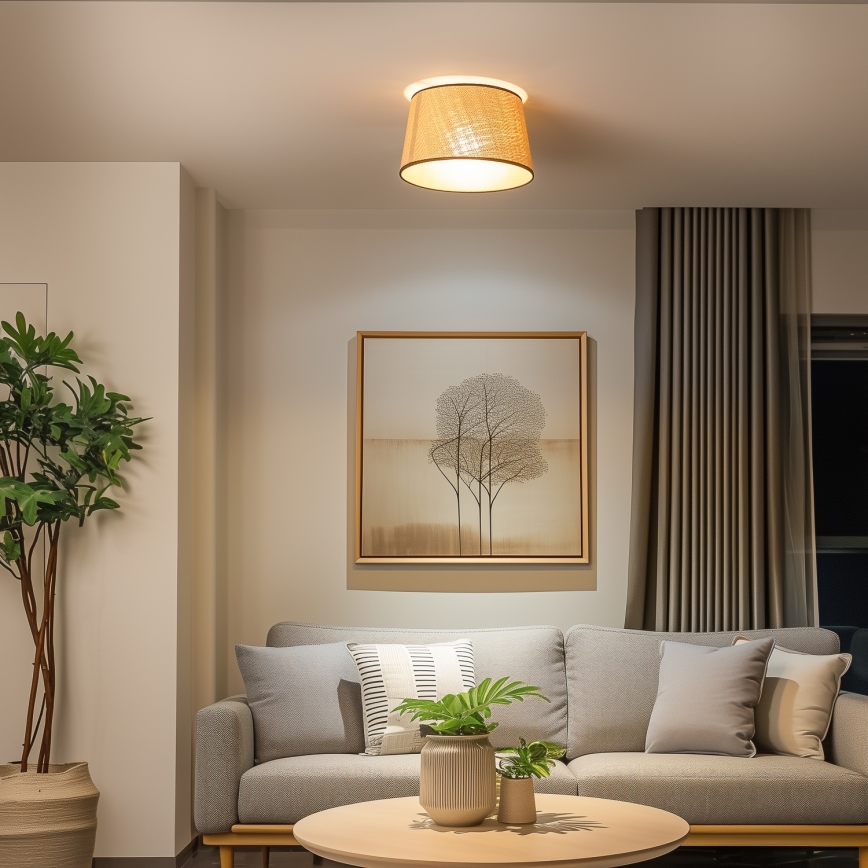 Brilagi - Plafon LED sobreposto CERIA 1xE27/40W/230V Ø 35 cm bege