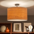 Brilagi - Plafon LED sobreposto CERIA 1xE27/60W/230V Ø 45 cm preto/bege