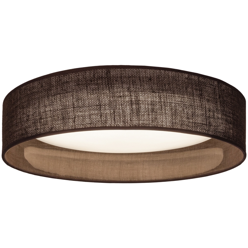 Brilagi - Plafon LED VELVET SIMPLE LED/36W/230V 3000K diâmetro 55 cm castanho