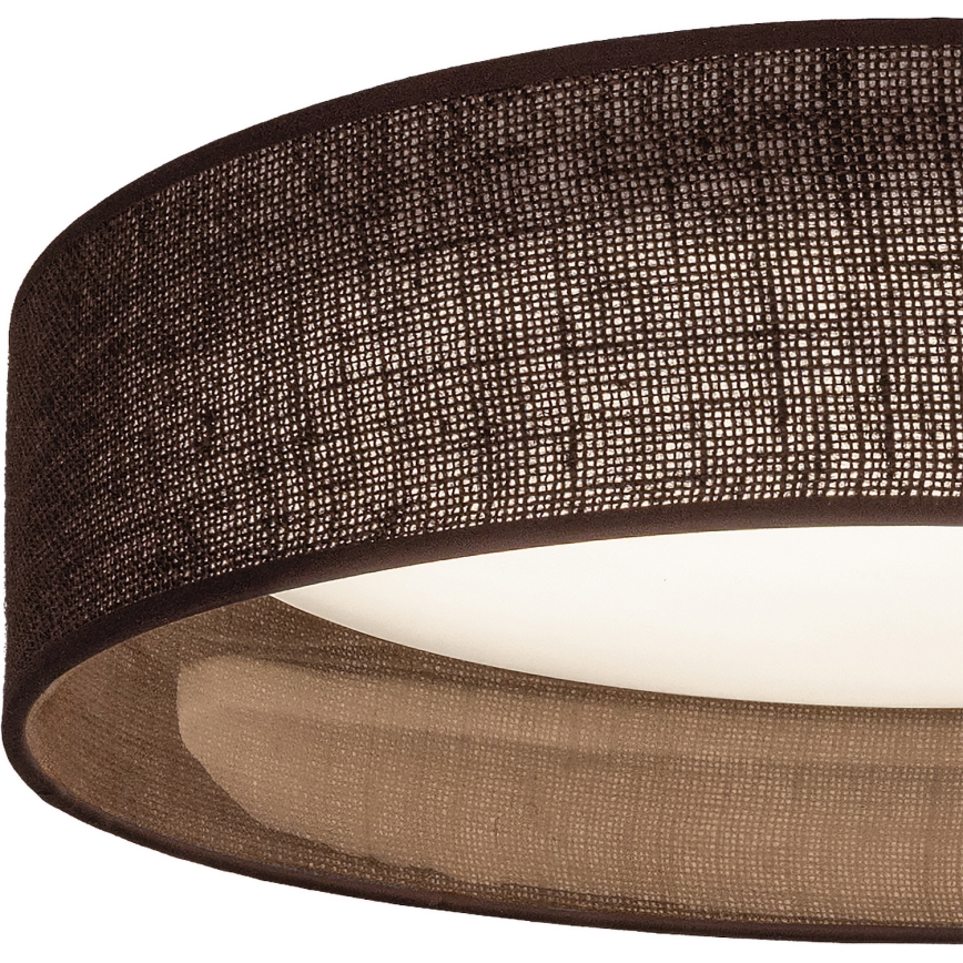 Brilagi - Plafon LED VELVET SIMPLE LED/36W/230V 3000K diâmetro 55 cm castanho