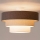 Brilagi - Plafon LUNETA 1xE27/60W/230V, diâmetro 40 cm, cinzento/creme/branco