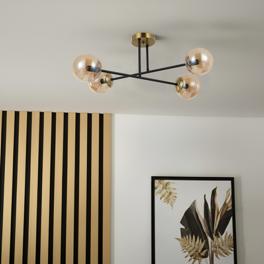 Brilagi - Plafon MALIVA 4xE14/15W/230V dourado